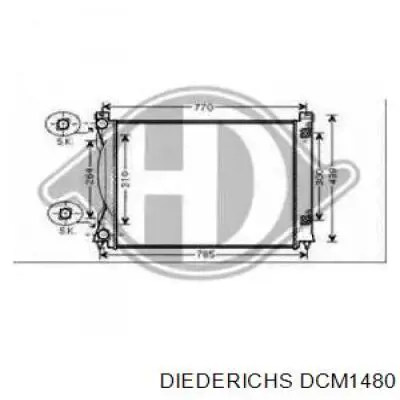 Радиатор DCM1480 Diederichs