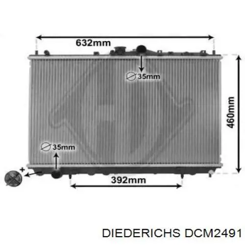 Радиатор DCM2491 Diederichs