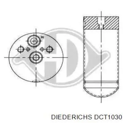 Осушитель кондиционера DCT1030 Diederichs