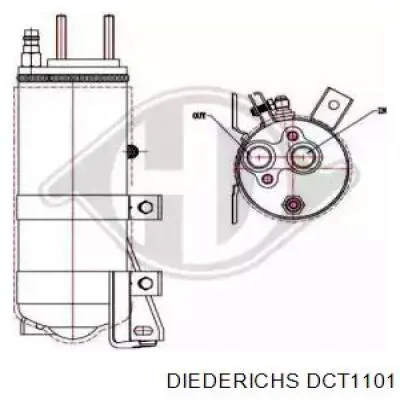 Осушитель кондиционера DCT1101 Diederichs