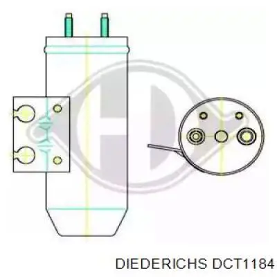 Осушитель кондиционера DCT1184 Diederichs