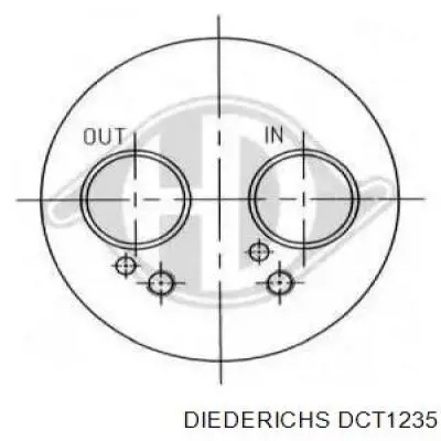 Осушитель кондиционера DCT1235 Diederichs