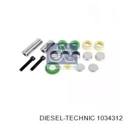 Ремкомплект переднего суппорта 1034312 Diesel Technic