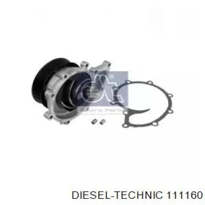 111160 Diesel Technic bomba de água (bomba de esfriamento)