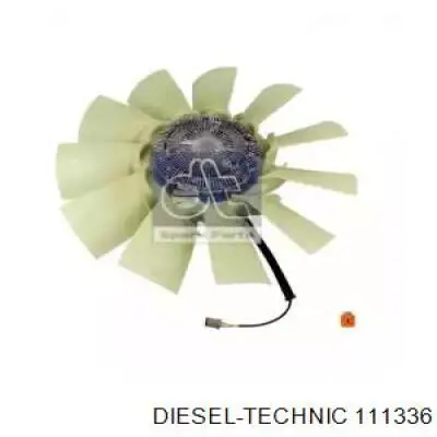 Крыльчатка радиатора охлаждения 111336 Diesel Technic