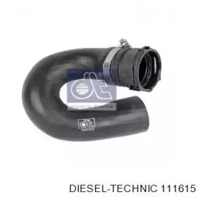 Патрубок системи охолодження 111615 Diesel Technic