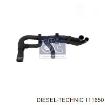 Патрубок системи охолодження 111650 Diesel Technic