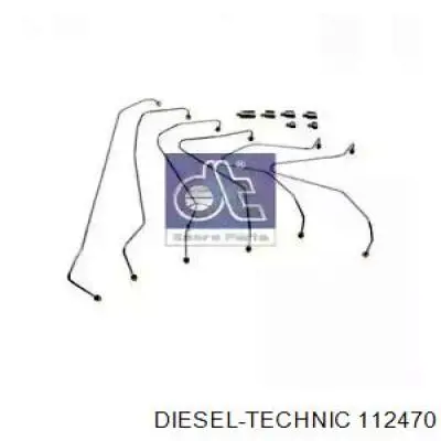 Комплект трубок высокого давления Diesel Technic 112470