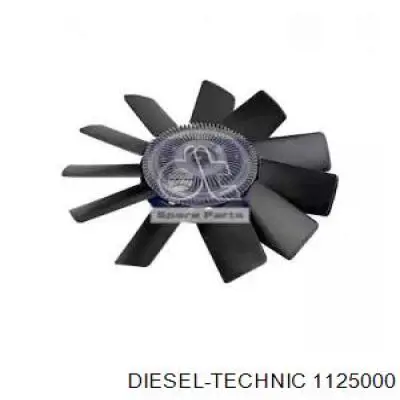 Крыльчатка радиатора охлаждения 1125000 Diesel Technic