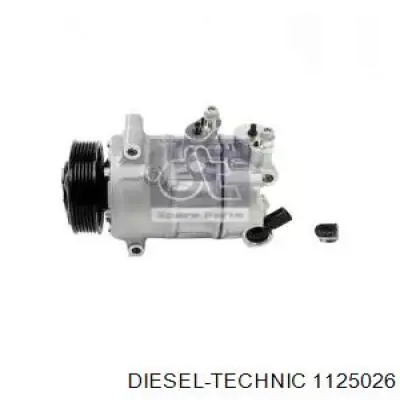 Компрессор кондиционера 1125026 Diesel Technic