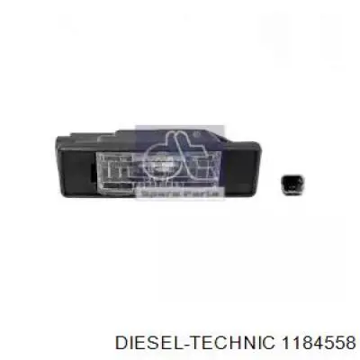 11.84558 Diesel Technic lanterna da luz de fundo de matrícula traseira