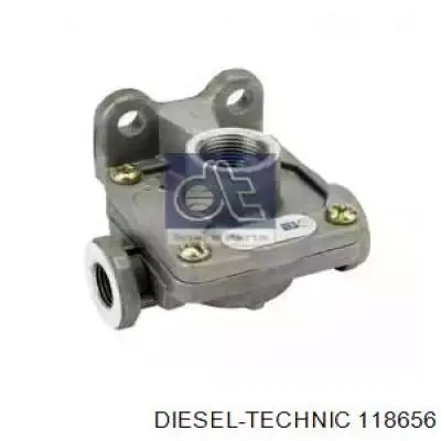 Клапан аварийного растормаживания 118656 Diesel Technic