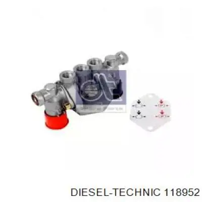 Клапан аварийного растормаживания 118952 Diesel Technic