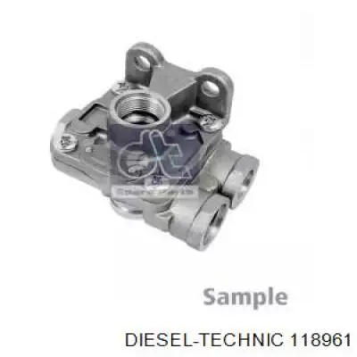 1.18961 Diesel Technic válvula de aceleração do sistema pneumático