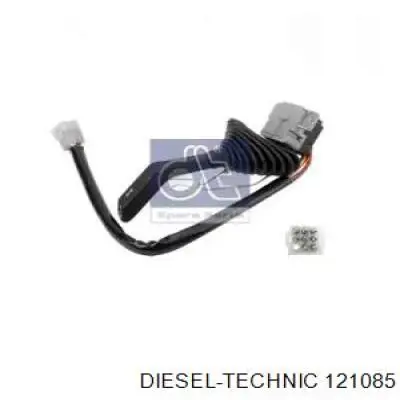 Переключатель подрулевой левый 121085 Diesel Technic