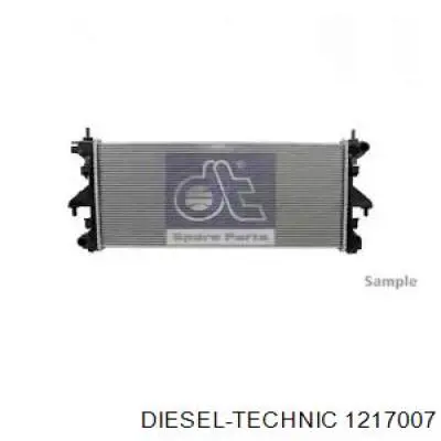 Радиатор 1217007 Diesel Technic