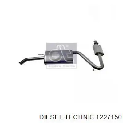 Купить 00001726PS Peugeot/Citroen Глушитель задний