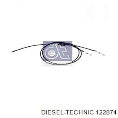 Трос открывания капота 122874 Diesel Technic