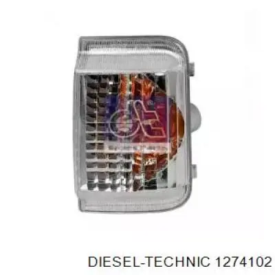 12.74102 Diesel Technic pisca-pisca de espelho esquerdo