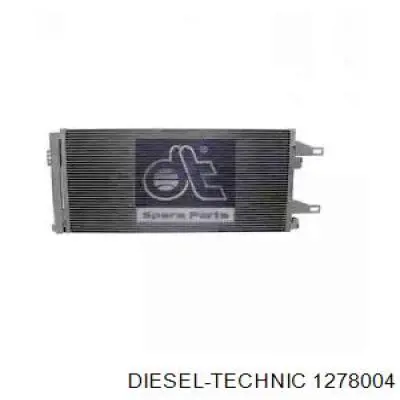 Радиатор кондиционера 1278004 Diesel Technic