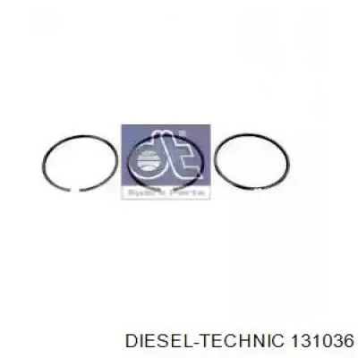 Кольца поршневые на 1 цилиндр, STD. Diesel Technic 131036