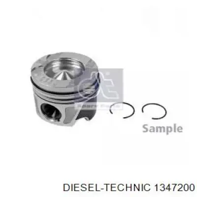 Поршня на 1 цилиндр, STD Engitech ENT051102STD