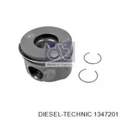 13.47201 Diesel Technic pistão do kit para 1 cilindro, 2ª reparação ( + 0,50)