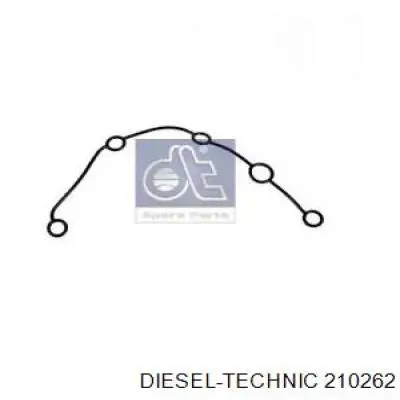210262 Diesel Technic прокладка передней крышки двигателя верхняя