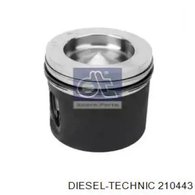 384300 Mahle Original Поршень в комплекте на 1 цилиндр, STD