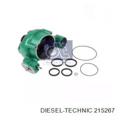 Помпа водяная (насос) охлаждения, в сборе с корпусом 215267 Diesel Technic