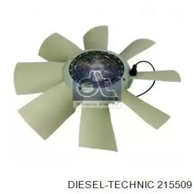 215509 Diesel Technic вискомуфта (вязкостная муфта вентилятора охлаждения)