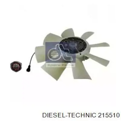 2.15510 Diesel Technic ventilador (roda de aletas do radiador de esfriamento)