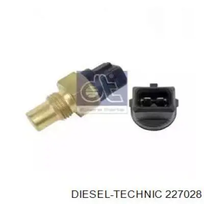227028 Diesel Technic датчик температуры охлаждающей жидкости (включения вентилятора радиатора)