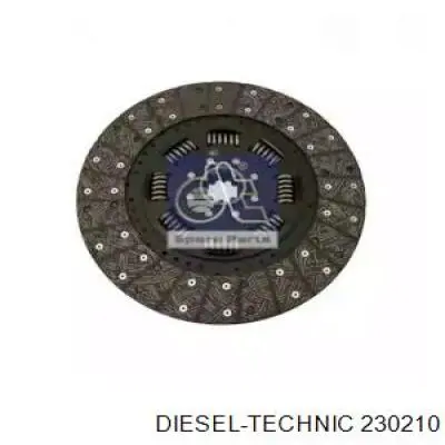 Диск сцепления Diesel Technic 230210