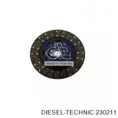 Диск сцепления Diesel Technic 230211