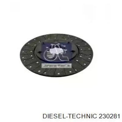 Диск сцепления 230281 Diesel Technic