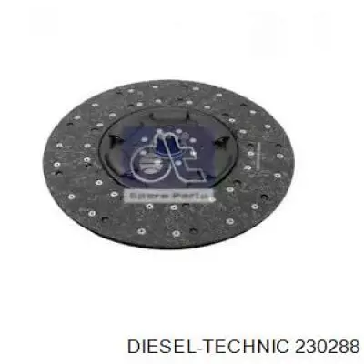 Disco de embrague 230288 Diesel Technic