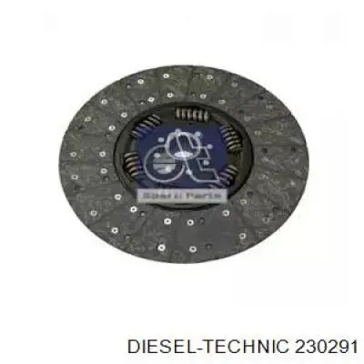 230291 Diesel Technic Диск сцепления ведомый