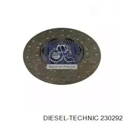 Диск сцепления Diesel Technic 230292