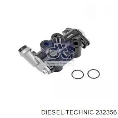 Ускорительный клапан пневмосистемы 232356 Diesel Technic