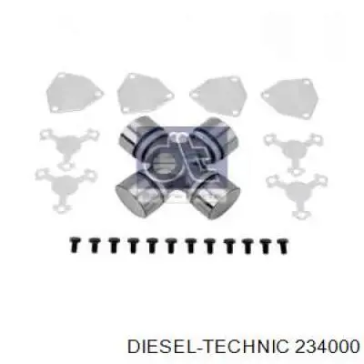 Крестовина карданного вала заднего 234000 Diesel Technic