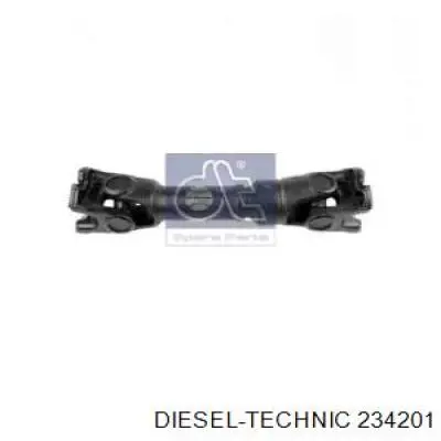 Вал карданный между КПП и раздаточной коробкой Diesel Technic 234201