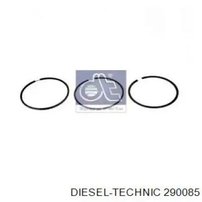 Кольца поршневые на 1 цилиндр, STD. Diesel Technic 290085