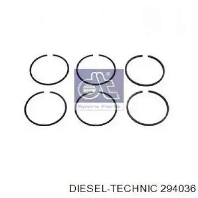 2.94036 Diesel Technic anéis do pistão do compressor para 1 cilindro, std