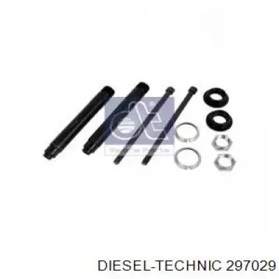 2.97022 Diesel Technic kit de reparação de charneira de fixação de cabina