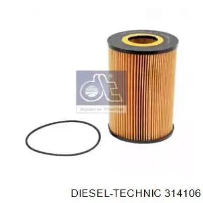 Фильтр масляный Diesel Technic 314106