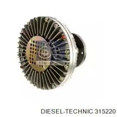 Вискомуфта (вязкостная муфта) вентилятора охлаждения DIESEL TECHNIC 315220