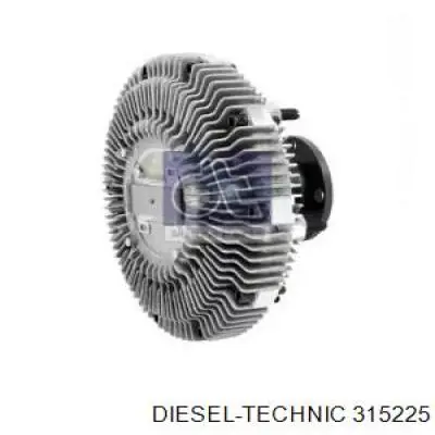Вискомуфта (вязкостная муфта) вентилятора охлаждения DIESEL TECHNIC 315225