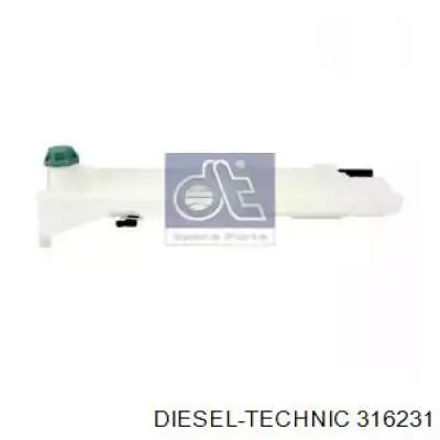 Бачок системы охлаждения расширительный Diesel Technic 316231