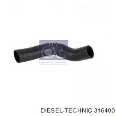 316400 Diesel Technic шланг (патрубок радиатора охлаждения верхний)